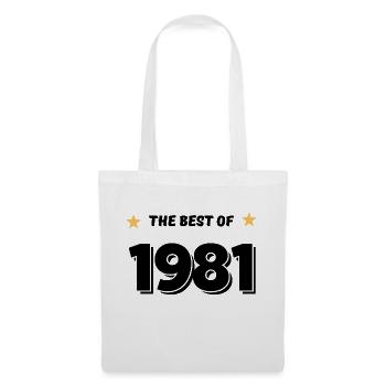 Das Beste von 1981 - Stoffbeutel - Weiß - Vorne