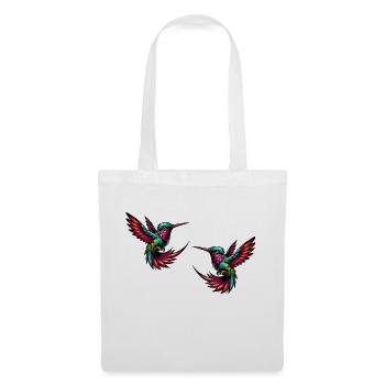 kolibri vogel 2 - Stoffbeutel - Weiß - Vorne