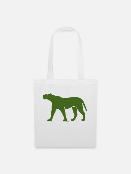 panther animal - Stoffbeutel - Weiß