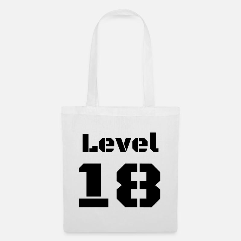 Level 18 - Stoffbeutel - Weiß
