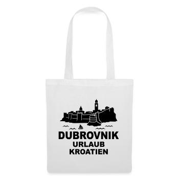 dubrovnik urlaub kroatien - Stoffbeutel - Weiß - Vorne