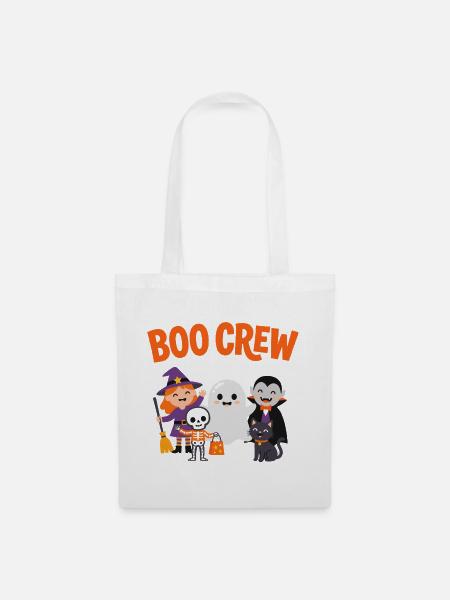 Boo Crew Halloween Friends - Tote Bag - white