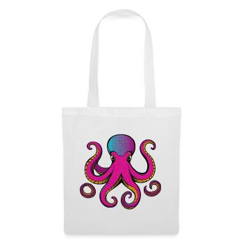 Eight arms full of color - Tote Bag - white - Front