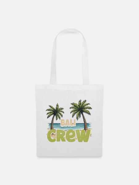 Bali Crew - Stoffbeutel - Weiß
