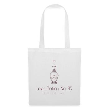 Love Potion No. 9% – Lustiges Liebestrank Design  - Stoffbeutel - Weiß - Vorne