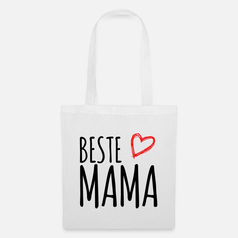 Beste Mama - Stoffbeutel - Weiß