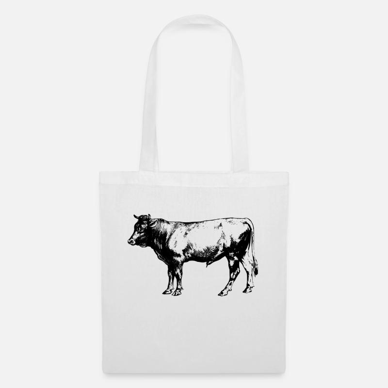 cow64 - Stoffbeutel - Weiß