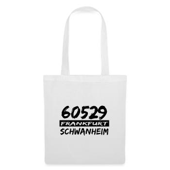 60529 Frankfurt Schwanheim - Stoffbeutel - Weiß - Vorne