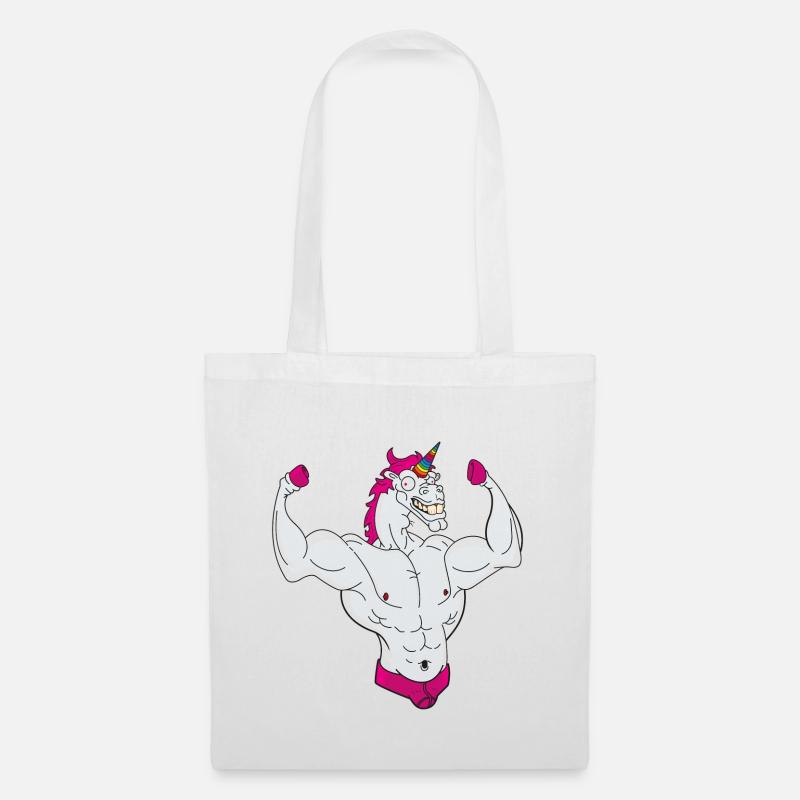 Pferdinant das Einhorn - Stoffbeutel - Weiß