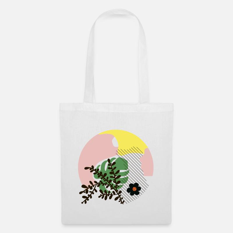 Abstract shapes - Tote Bag - white