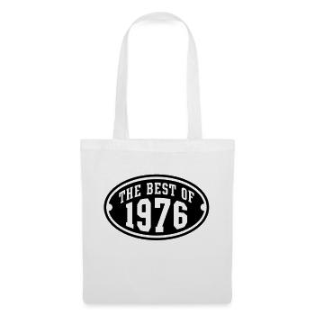 THE BEST OF 1976 - Birthday Geburtstag Design - Stoffbeutel - Weiß - Vorne