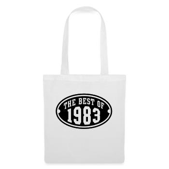 THE BEST OF 1983 - Birthday Geburtstag Design - Stoffbeutel - Weiß - Vorne