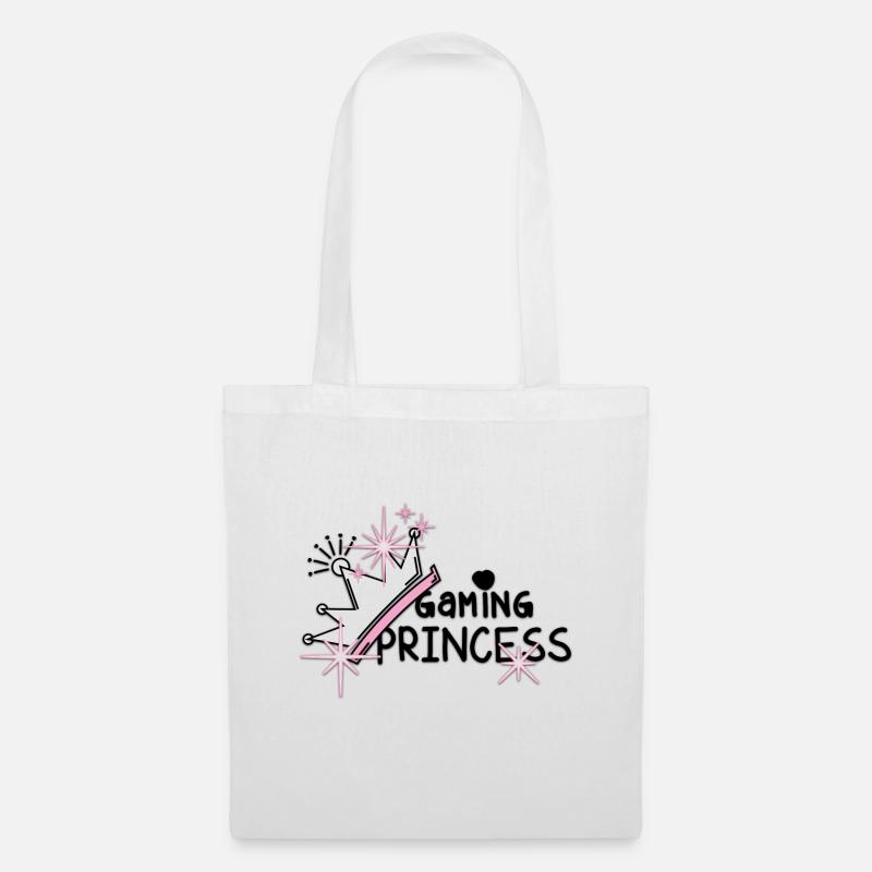 Gaming Princess - Stoffbeutel - Weiß