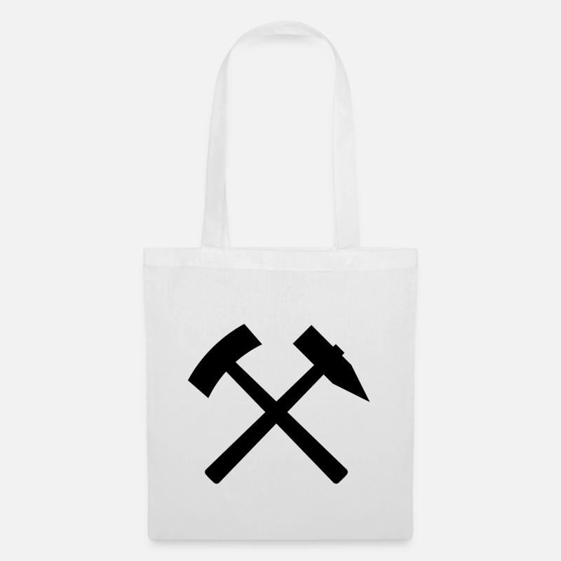 Mallets and irons / hammers and mallets - Tote Bag - white