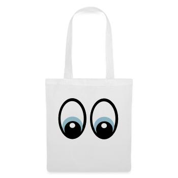 Augen Auge - Stoffbeutel - Weiß - Vorne
