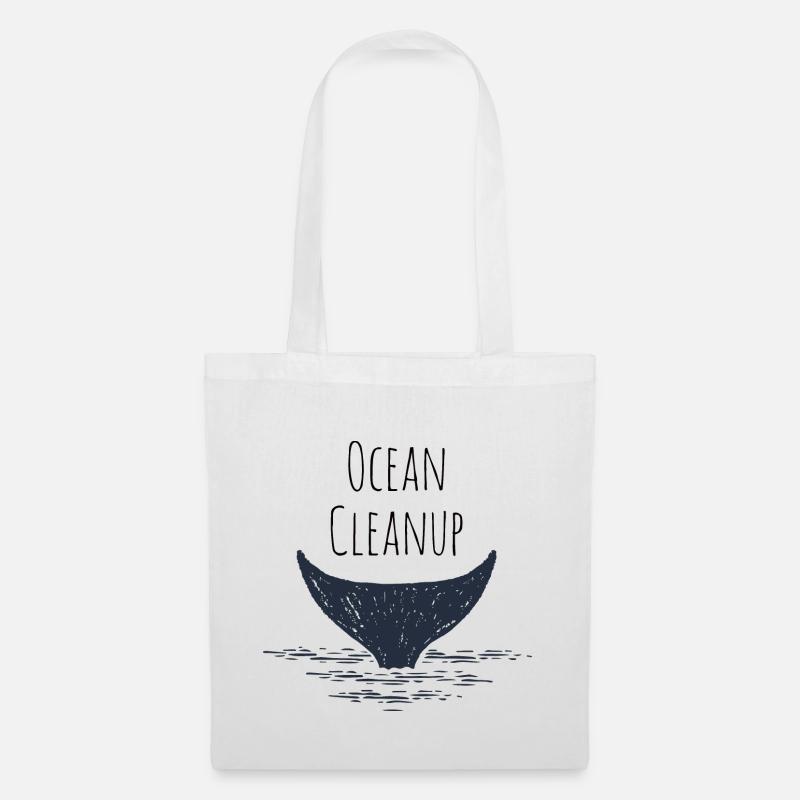Ocean Clean Up - Stoffbeutel - Weiß