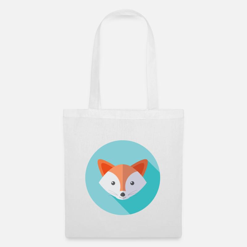 Vector Fuchs - Stoffbeutel - Weiß