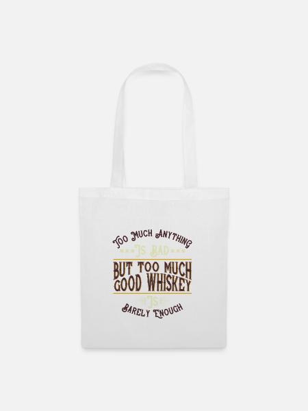 GOOD WHISKEY - Stoffbeutel - Weiß