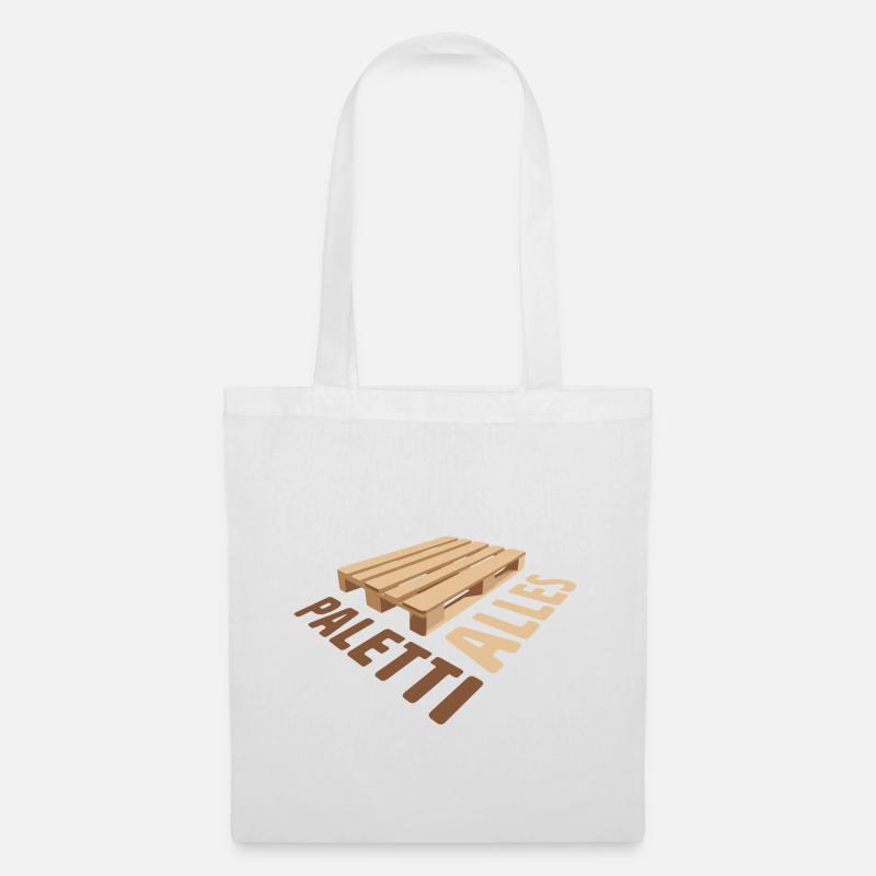 Alles Paletti? Palette Gabelstapler Lager Trucker - Stoffbeutel - Weiß