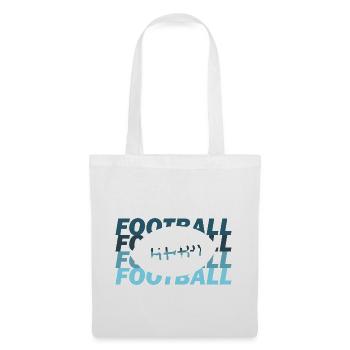 Football américain - Sac en tissu - blanc - Devant