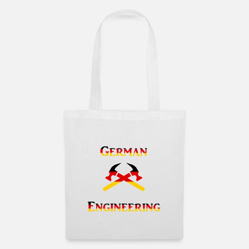 German Engineering - Stoffbeutel - Weiß