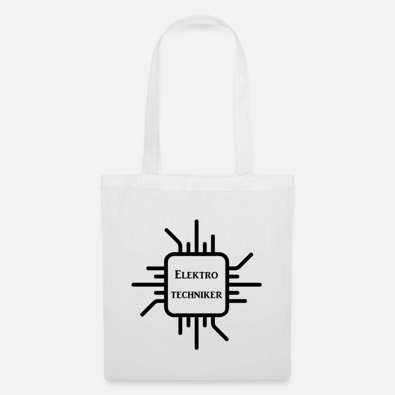 Electrical Engineer Black - Tote Bag - white