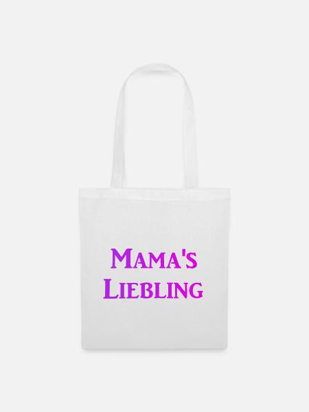 Mamas Liebling - Stoffbeutel - Weiß