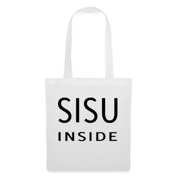 Sisu inside - Sac en tissu - blanc - Devant