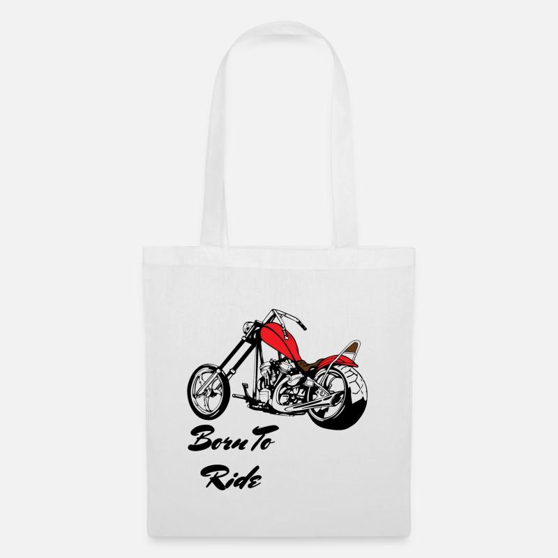 Motorcycle Chopper Gift Gift Idea - Tote Bag - white
