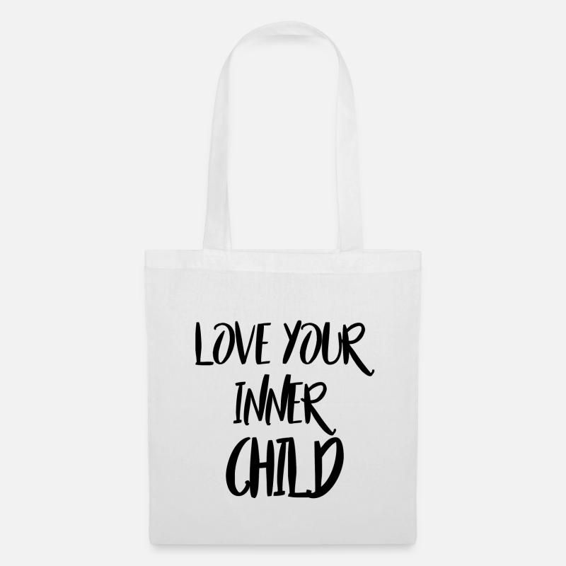 LOVE YOUR INNER CHILD - Stoffbeutel - Weiß