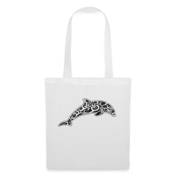 Magic Delfin Dolphin T-Shirt - Stoffbeutel - Weiß - Vorne