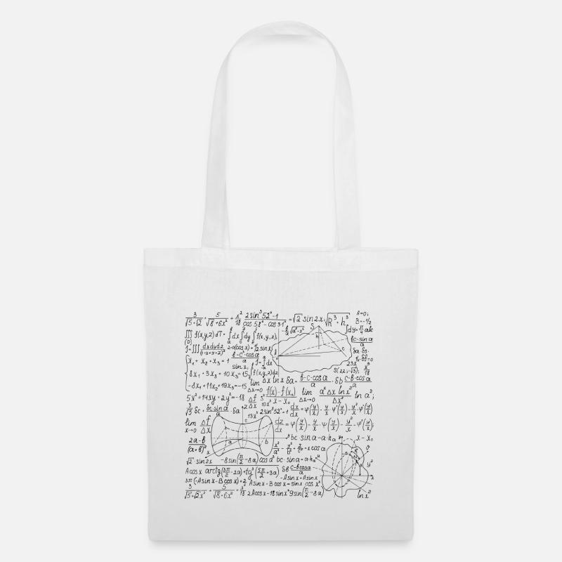equation math - Sac en tissu - blanc