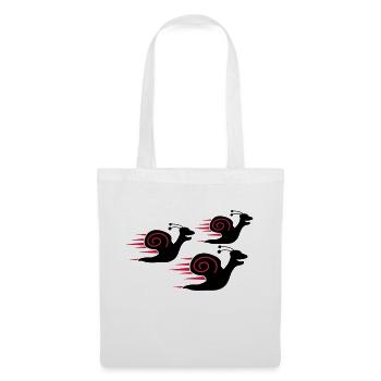 Snail Race - Stoffbeutel - Weiß - Vorne