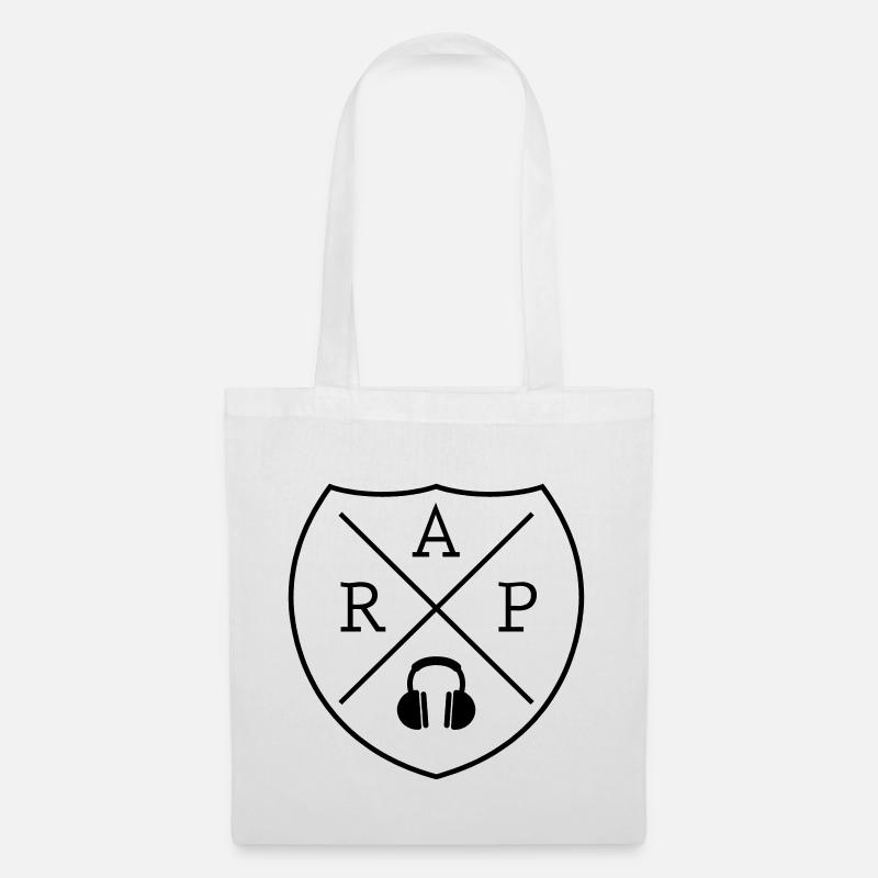 Rap Hip Hop - Stoffbeutel - Weiß