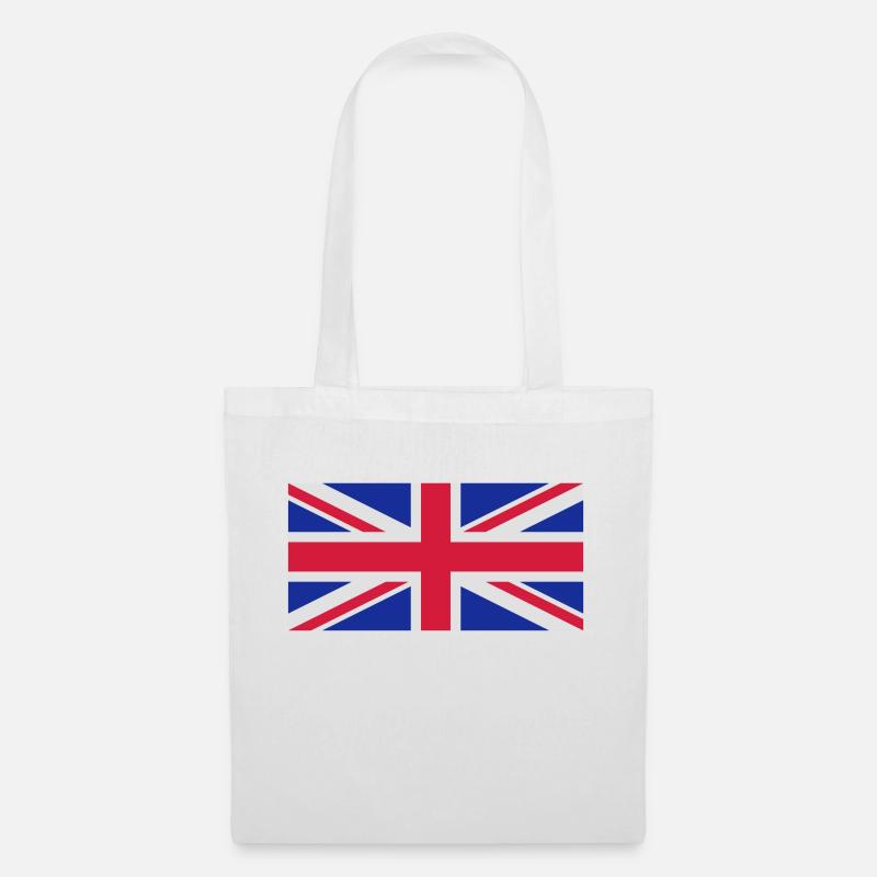 union jack uk - Stoffbeutel - Weiß