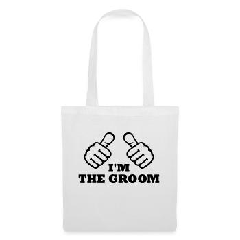 I'm the groom - Stoffbeutel - Weiß - Vorne