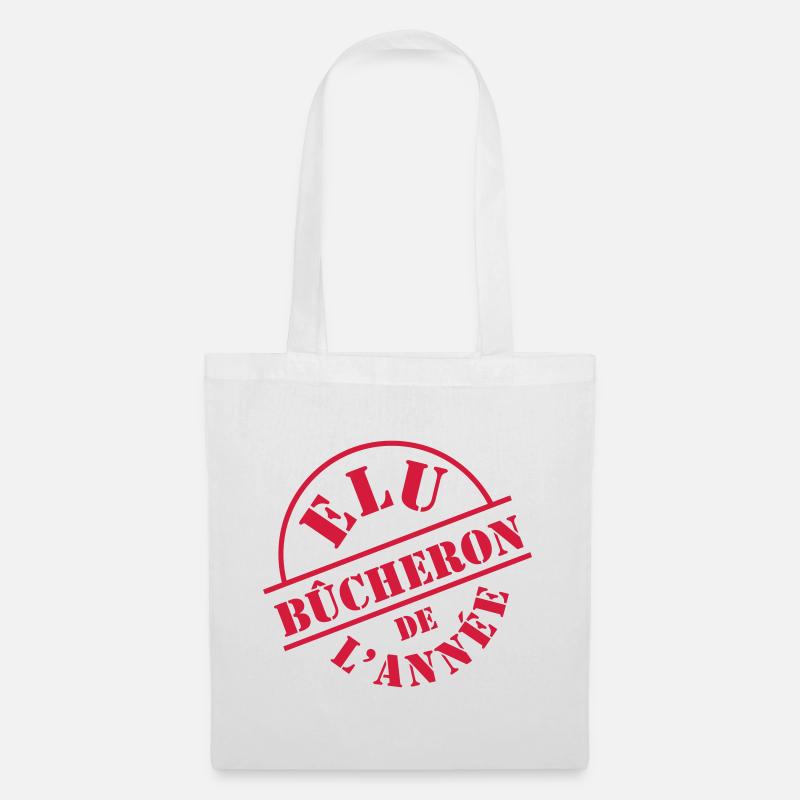 Bûcheron - Sac en tissu - blanc