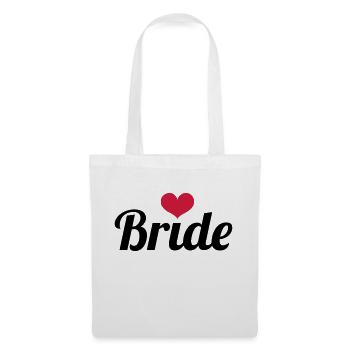Bride - Wedding - Stoffbeutel - Weiß - Vorne