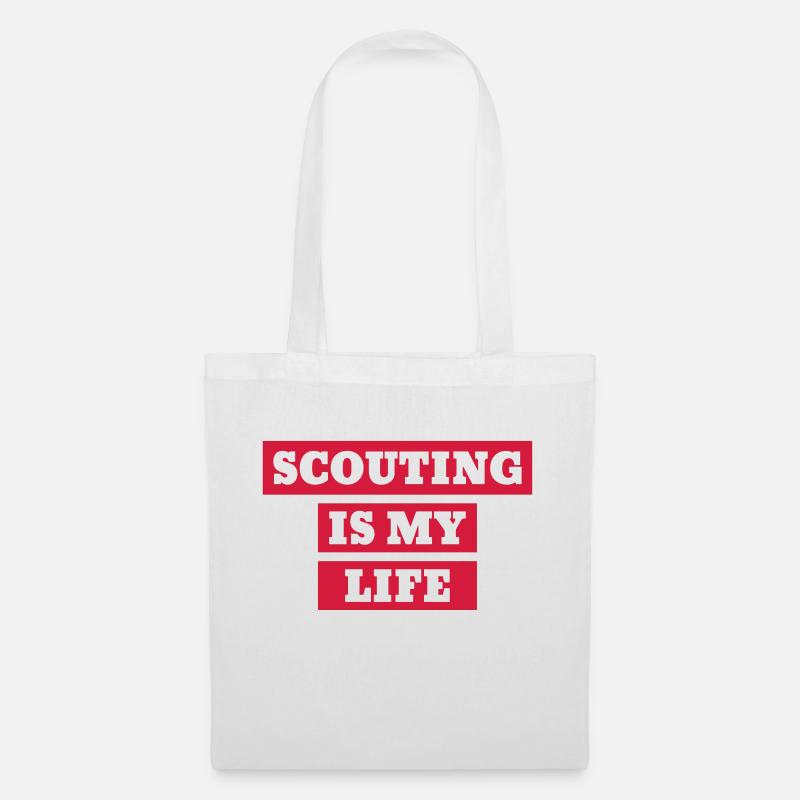 Scout / Scouting / Pfadfinder / Pfadfinderin - Stoffbeutel - Weiß