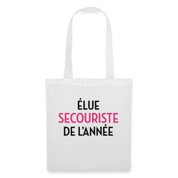 Secourisme / Secouriste / Secours / Secourir - Sac en tissu - blanc - Devant