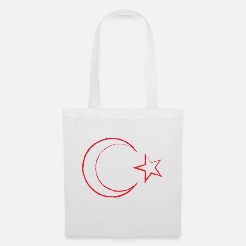Die Türkei - Stoffbeutel - Weiß
