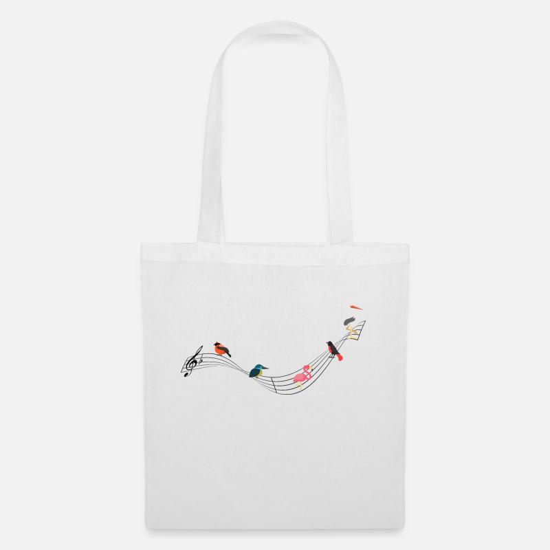 Le son du silence - Sac en tissu - blanc