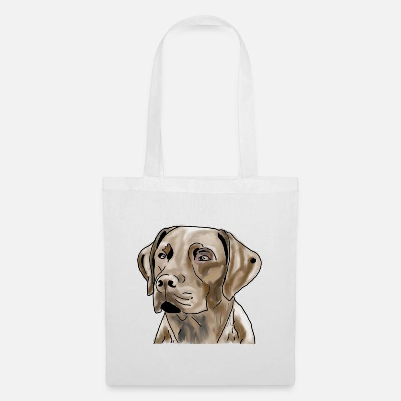 Labrador - Tote Bag - white