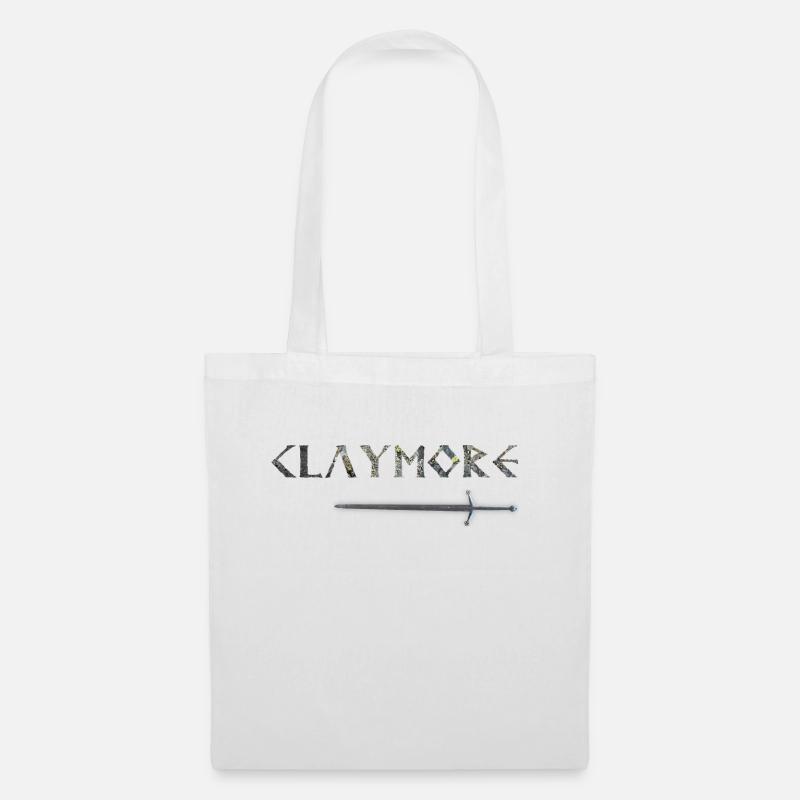 Claymore Schwert - Stoffbeutel - Weiß