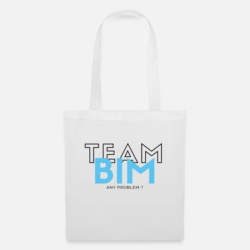 TEAM BIM T-SHIRT - Stoffbeutel - Weiß