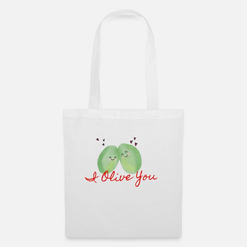 Olive - Tote Bag - white