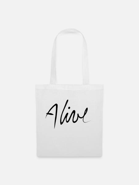 Alive - Tote Bag - white