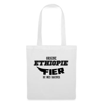 Origine Ethiopie fier de mes racines - Sac en tissu - blanc - Devant