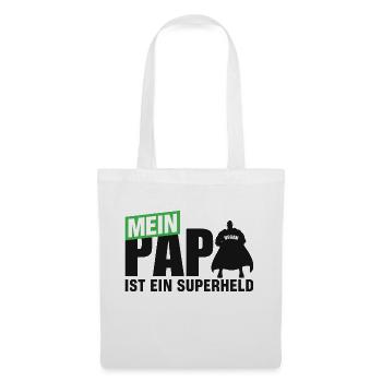 Mein Papa ist ein Superheld - Stoffbeutel - Weiß - Vorne