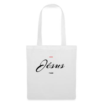 Jésus - Sac en tissu - blanc - Devant